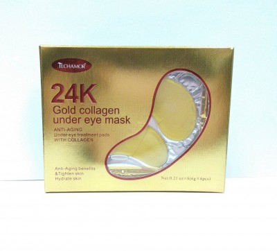 Набор патчей для глаз 6в1 24K Gold Collagen under eye mask