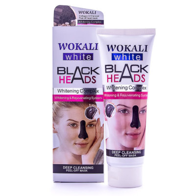 Маска-пленка для носа от черных точек Wokali Black Heads (130ml)