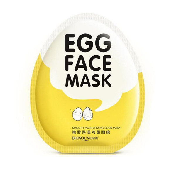 Тканевая маска BioAqua Egg Face Mask