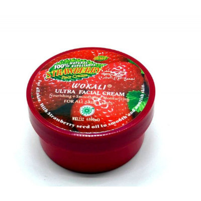 Крем для лица Wokali Ultra Facial Cream Strawberry 100 ml