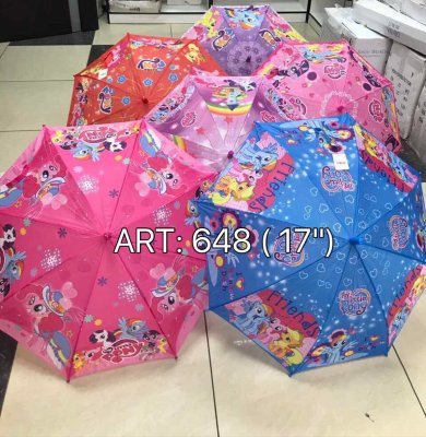 Зонт детский разноцветный 6 шт.(648)