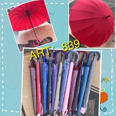 Зонт женский разноцветный 6 шт.(839)
