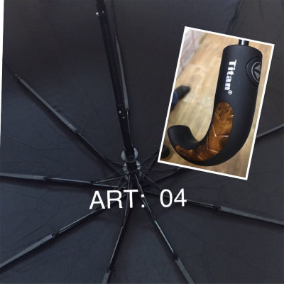Зонт мужской черный 6 шт (04)