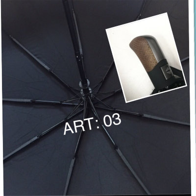 Зонт мужской черный 6 шт. (03)