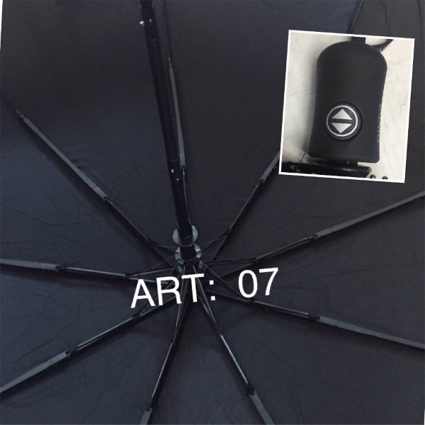 Зонт мужской черный 6 шт.(07)