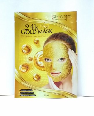Маска для лица 24 gold mask Qiansoto