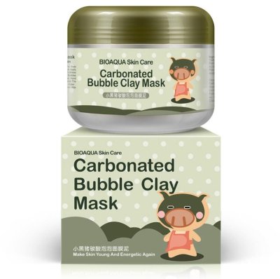 Маска для лица глиняно-пузырьковая Carbonated Bubble Clay Mask BIOAQUA Skin Care