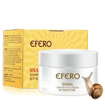 Крем для лица увлажняющий Efero Snail repair face cream